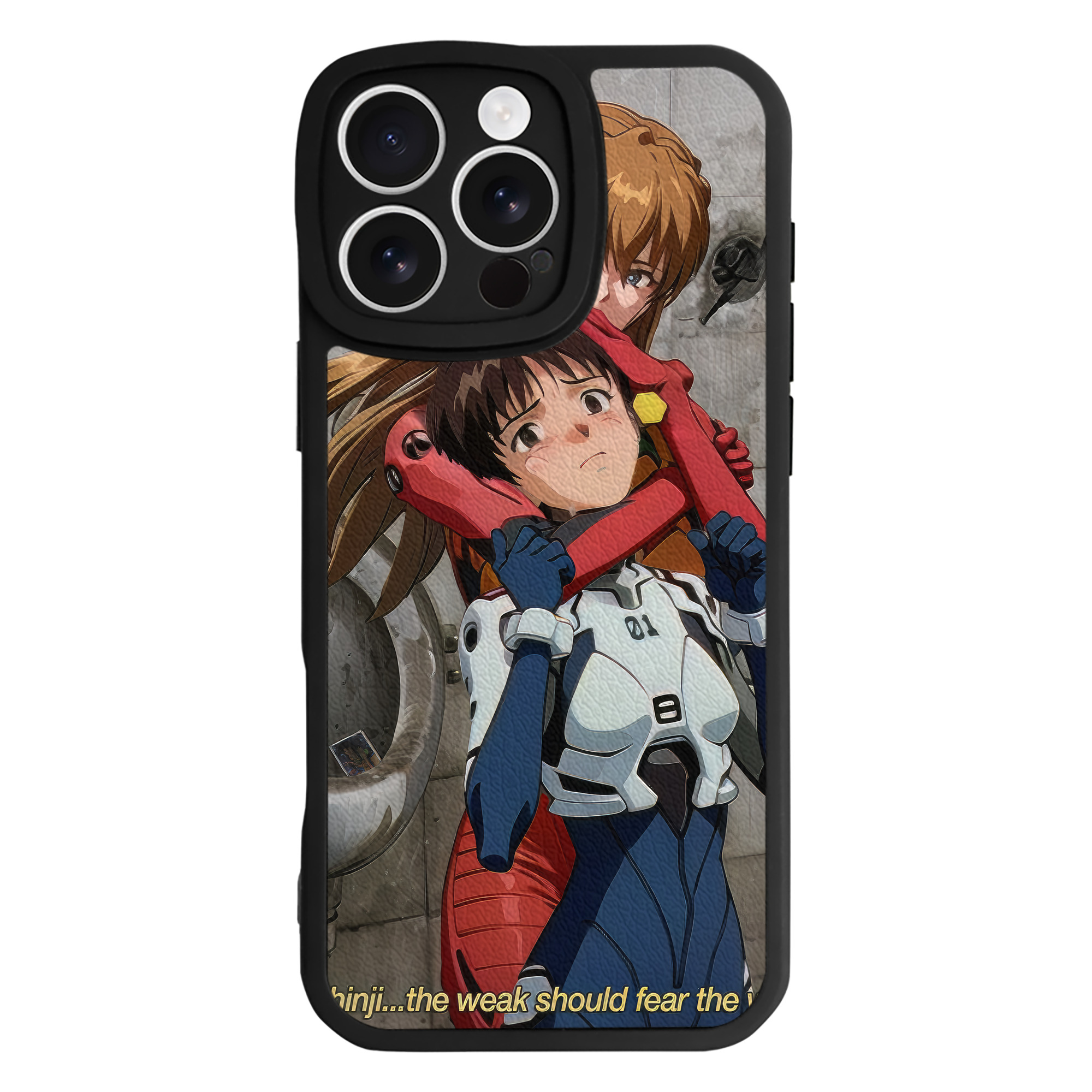 （画像用） EVA 新世紀エヴァンゲリオン 【iPhone 16シリーズ対応】シリコンスマホケース（レザー調） 材質：シリコン